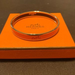 HERMES orange bracelet